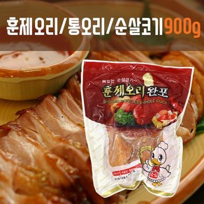 올심찬 훈제오리완포900g, 1개, 900g