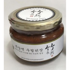 죽장연 우렁된장 500g(유리병)(냉장) / 바로된장 + 논우렁이(국내산) / 항아리 천연발효 / 포항 죽장면, 1개, 500g