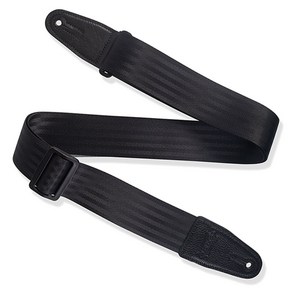 Levys M8SB-BLK Basic Seatbelt Black 기타 베이스 스트랩, 1개