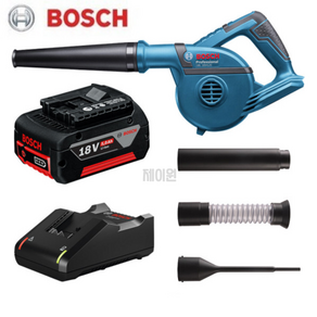 BOSCH 보쉬 18V 충전송풍기 GBL18V-120-배터리 5.0Ah 충전브로워 무선부로와 충전배풍기 무선송풍기 무선브로워 무선청소기 보쉬청소기