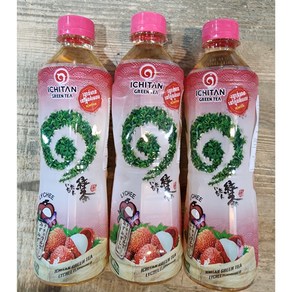 이치탄 그린티 리치 ichtan geen tea lychee 420 x 24ea woldfood, 24개, 420ml