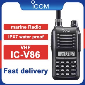 ICOM IC-V86 U86 VHF 136-174MHz 핸드헬드 워키토키 트랜시버 해양 라디오, 01 V86_01 CHINA_01 Ameican, 1개