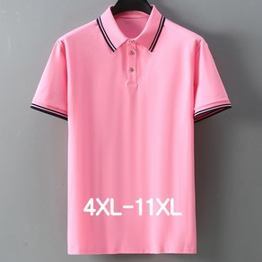 쥬엔리치 4XL-11XL 남자 빅사이즈 반팔 티셔츠 카라넥 4종 컬러 여름 티