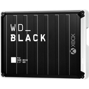 WD BLACK 6TB P10 게임 드라이브 휴대용 외장 하드 플레이스테이션 Xbox 및 PC와 함께 작동 WDBZ7D0060BBK WESN