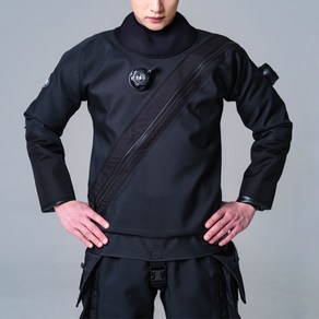 헬리오스 드라이슈트 OPARTS Dysuit_(오파츠 드라이슈트) 남자 (블루 블랙) 스킨스쿠버, 2XS 235 ( size 225 ~ 235), 블랙