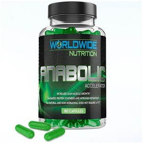 Woldwide Nutition Anabolic Acceleato 아나볼릭 180캡슐, 180정, 1개