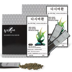 동의한재 완도 저염 다시마환 스틱, 90g, 2박스