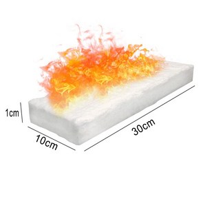 바이오에탄올 벽난로용 세라믹 스폰지 섬유 담요 내단열 코튼 상자 30 × 20cm, 30x10x1cm, 1개