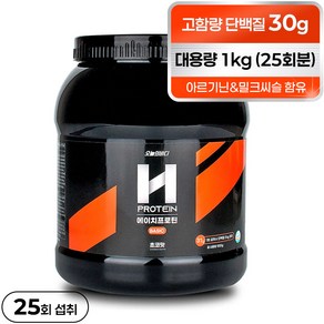 오늘의바디 에이치프로틴 베이직 단백질보충제 초코맛, 1개, 1000g