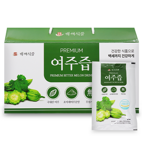 백세식품 여주즙 80ml 30포 30일분