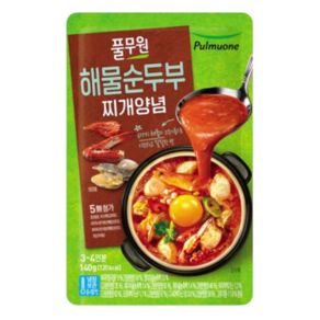 풀무원 해물순두부찌개양념 140g