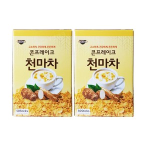 지노 콘프레이크 천마차 20g 50Tx2개 율무차 곡물차, 2개, 2개, 50개입