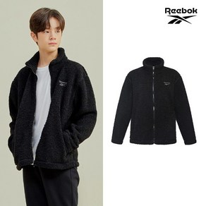 [푸마 키즈] [REEBOK] NEW 리복키즈 양털 플리스 집업자켓 남아 블랙