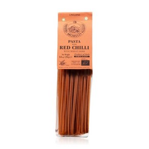 8.8 Ounce (Pack of 1) Moelli Red Chili Linguine 8.8온스(1팩) 모렐리 레드 칠리 링귀니 파스타 - 밀배아가 함유된 레드 페퍼 파스타, 1개, 없음, 250g