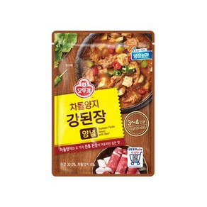 오뚜기 차돌양지강된장양념, 115g, 10개