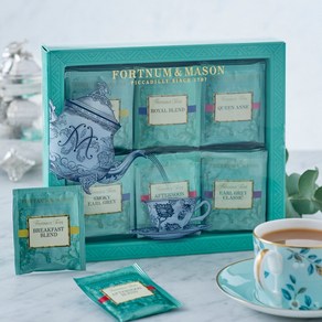 FORTNUM&MASON 포트넘 페이머스 티 셀렉션 60개의 티백 포트넘앤메이슨 영국홍차직구 120g, 2세트, 60개입