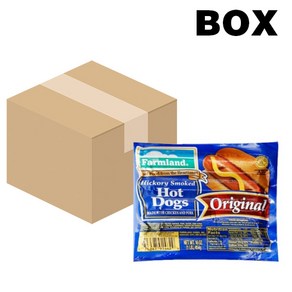 [부대킹] 팜랜드 핫도그 후랑크 소시지 454g (BOX)