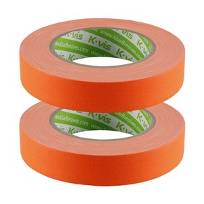 kvis 게퍼 개퍼 테이프 gaffer tape 형광오렌지 25mm x 25M