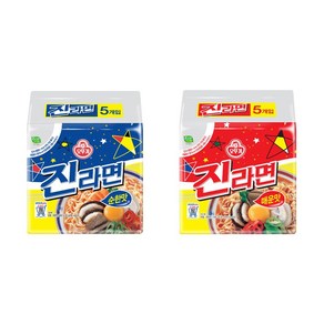 오뚜기 진라면매운맛10봉 + 진라면순한맛10봉, 1개, 2개