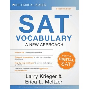 (영문도서) SAT(R) Vocabulay: A New Appoach Papeback, Citical Reade, English, 9798987383568