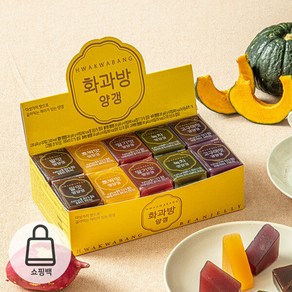 화과방 [화과방] 큐빅양갱 (40g x 30개입) + 쇼핑백, 1세트