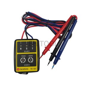 태광전자 검상기 TK-107 검상계 상테스터기 감지 전압 측정 탐지기 PHASE ROTATION TESTER CHECKMAN 감지기