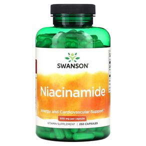 스완슨 니아신 Niacinamide 500mg 250 캡슐