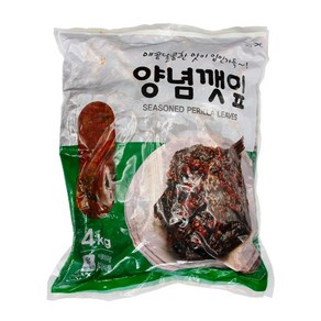 그린이푸드 양념 깻잎 무침 1Kg 이강산닷컴, 1개, 4kg