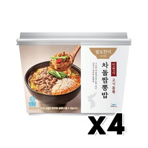 팔도한끼 인천식 차돌짬뽕밥 즉석간편식 180g, 4개