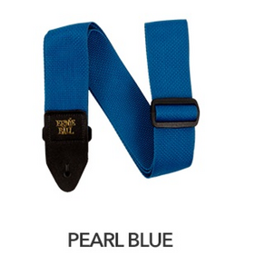 ERNIE BALL POLYPRO GUITAR STRAP PEARL BLUE&BLACK 블루 블랙 어니볼스트랩, 1개