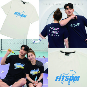 24 SS FITSUM 핏섬 핏썸 남성 여성 반팔 배드민턴 복티셔츠 의류 상의