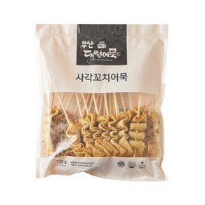 바이오마켓_부산 대원어묵 사각꼬치어묵 750g, 4개