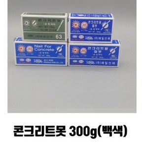 콘크리트 못 300g 백색, 1개