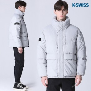 [케이스위스] [(K-SWISS)] 토니 솔리드 덕다운 숏 패딩 점퍼