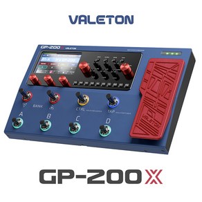 베일톤 [VALETON 10주년 기념 한정모델] 베일톤 멀티이펙터 GP-200X 기타이펙터, 1개