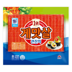 대림 큰잔치 게맛살 1kg X 10개, 4개