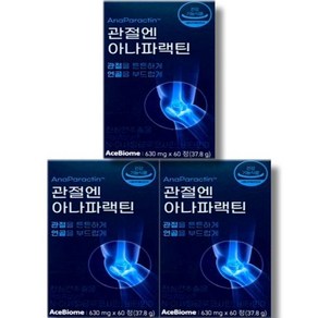 [정품발송] 관절엔 아나파랙틴 630mg x 60정 3개 492029