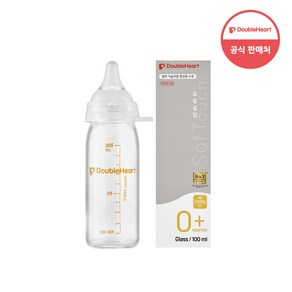 더블하트 모유실감 3세대 이른둥이 전용 젖병 100ml (3S젖꼭지 포함), 2개