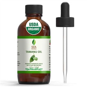 SVA 오가닉 타마누오일 천연오일 118ml SVA Oganic Tamanu Oil 4 oz, 1개