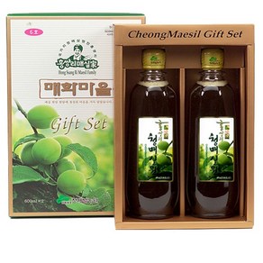 홍쌍리 청매실원 선물세트 매실진액 매실원액, 600ml, 2개