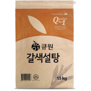 [큐원] 큐원 갈색설탕15kg 매실청 과실주 오미자 카페, 15kg, 2개