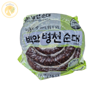 백암 병천순대(전통/토종순대) 냉동, 5개, 2kg