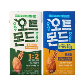 [한번에먹자쇼핑몰] 오트몬드 190ml 2종 혼합 세트 / 오트몬드 프로틴 12개 + 오트몬드 오리지널 12개 / 총 24개