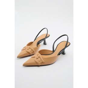 ZARA 자라 하이힐 슬링백 힐 샌들 6cm