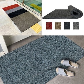 미끄럼방지 DIY 현관 코일매트 롤 일반형 폭120x100cm, 1개, 짱구마켓 그레이