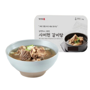 사미헌 갈비탕 진한국물, 1kg, 5개