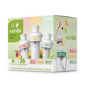 Cikul Veda Antioxidants 비타민 B 스테비아 함유된 리필 6팩, 6개