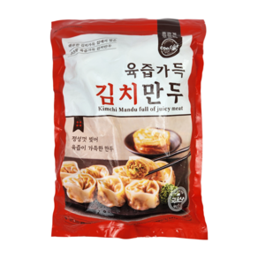 쿠즈락 육즙가득 김치만두 1.4kg 대용량, 1개