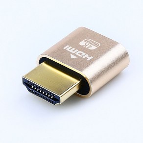 더미플러그 HDMI 4K 60Hz / EDID 어댑터 가상 모니터