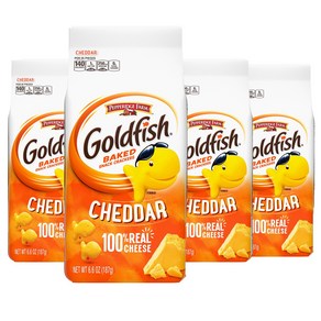 페퍼리지팜 골드피시 베이크드 스낵 크래커 체다 4개x187g Goldfish Chedda Cackes 4ct, 187g, 4개